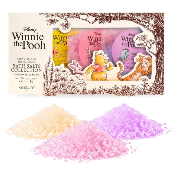 Winnie The Pooh Bath Salt Trio Set, Wildflower Scent
