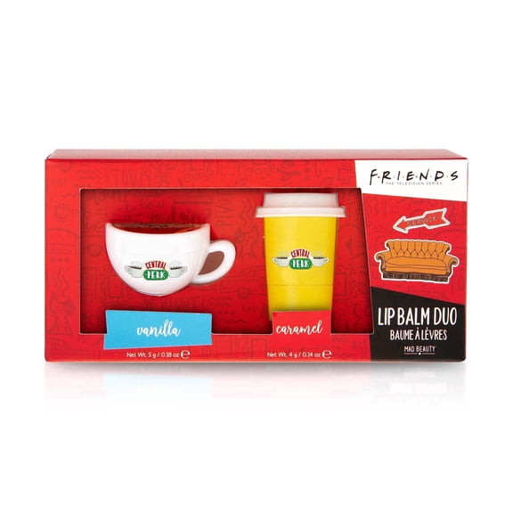 Friends Lip Balm Duo, Caramel & Vanilla