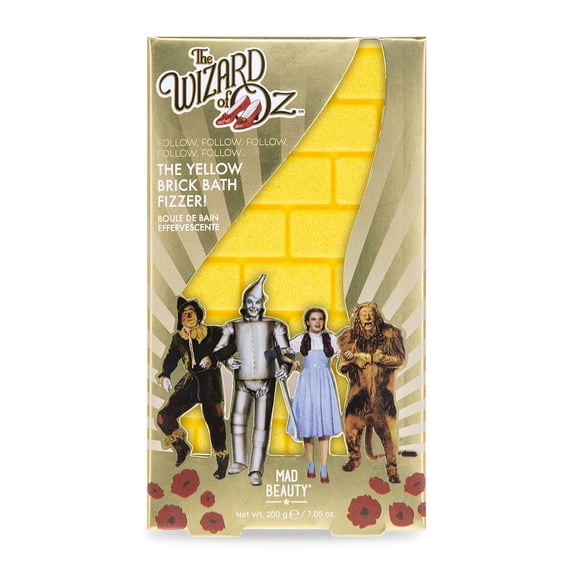 Mad Beauty Wizard Of Oz Yellow Brick Fizzer, Poppy Temptation Scent