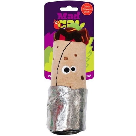 Mad Cat Big Purrito Kicker Cat Toy [Cat, Toys Catnip] 1 count