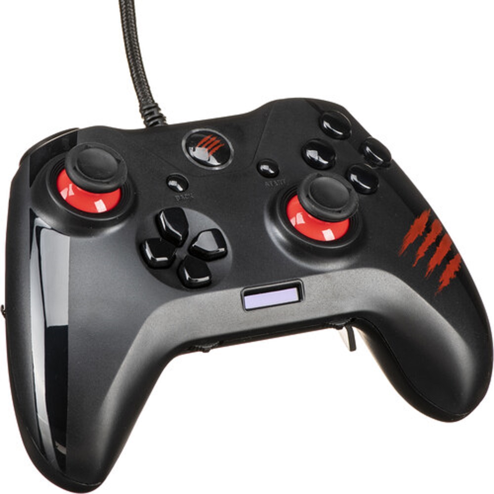 Mad Catz The Authentic C A T 7 Wired Game Controller Black Walmart Mad Catz The Authentic C A T 7 Wired Game Controller Black Walmart