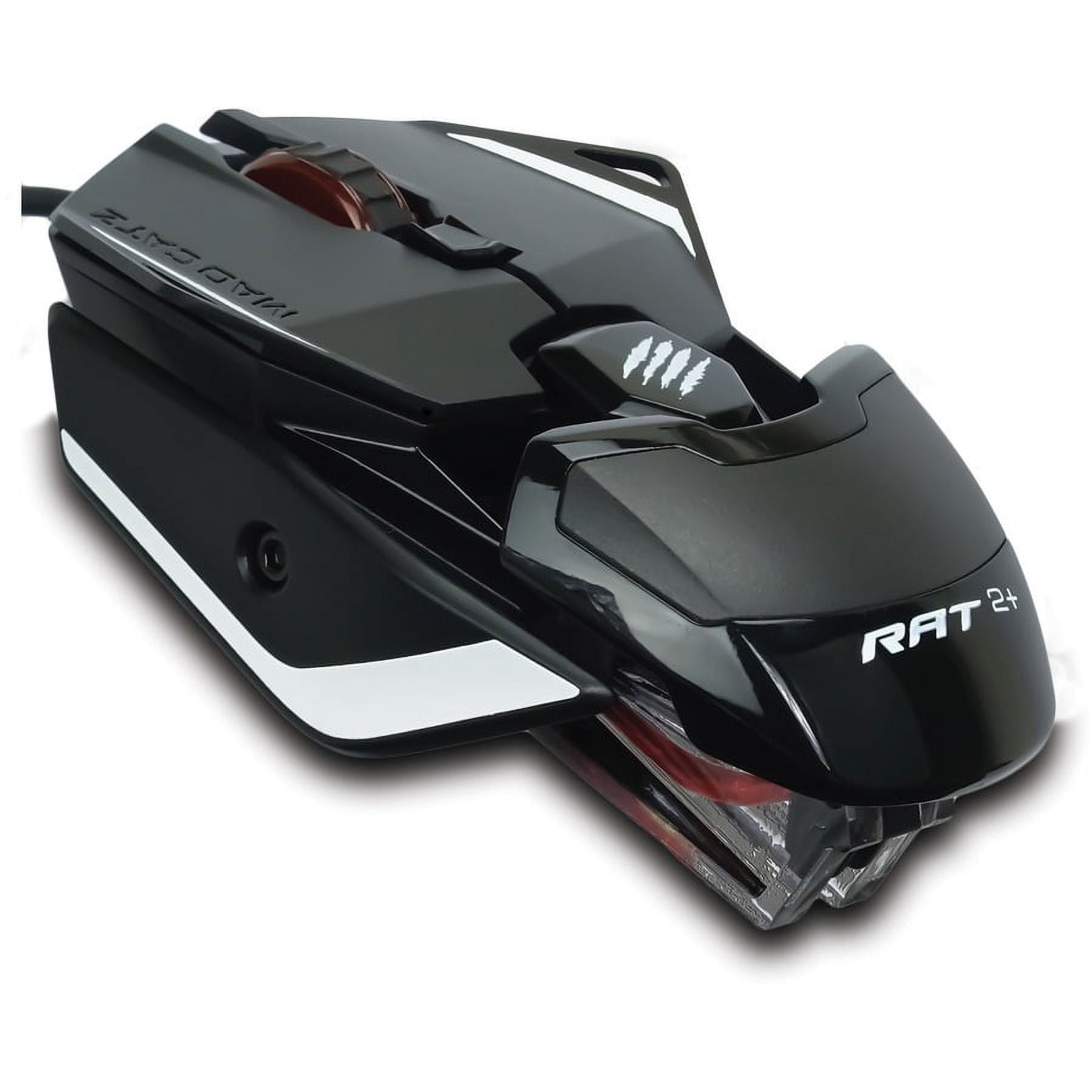 Mad Catz The Authentic R.A.T. 2+ Optical Gaming Mouse - Pixart PMW3325 - Cable - 1 Pack - USB - 5000 dpi - Scroll Wheel Mad Catz The Authentic R.A.T. 2+ Optical Gaming Mouse - Pixart PMW3325 - Cable - 1 Pack - USB - 5000 dpi - Scroll Wheel