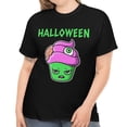 thumbnail image 1 of Mad Cupcake Halloween Shirts Women Plus Size Spooky Food Halloween Costumes for Plus Size Women, 1 of 7