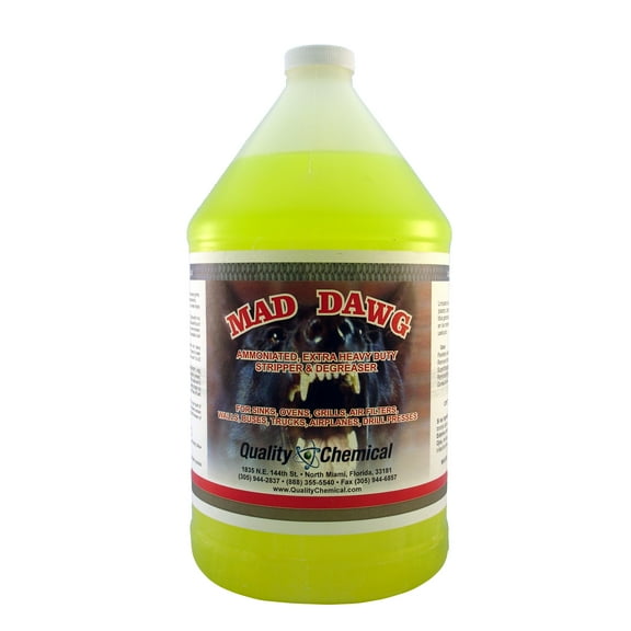 Mad Dawg - degreaser-cleaner plus stripper with ammonia. - 4 gallon case