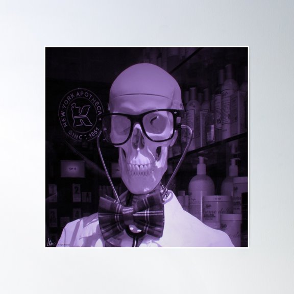 Mad Doc Poster Wall Art, Modern Wall Decor, 24x24 UNFRAMED