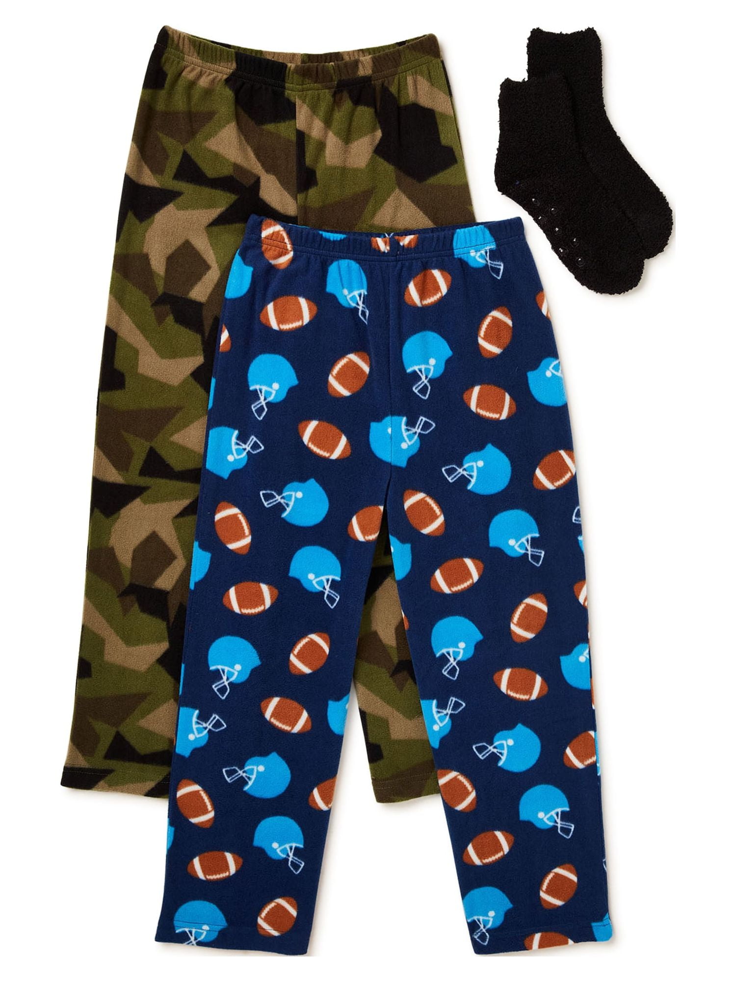 Prince of Sleep Plush Pajama Pants - Fleece PJs for Boys - Just Love Fashion