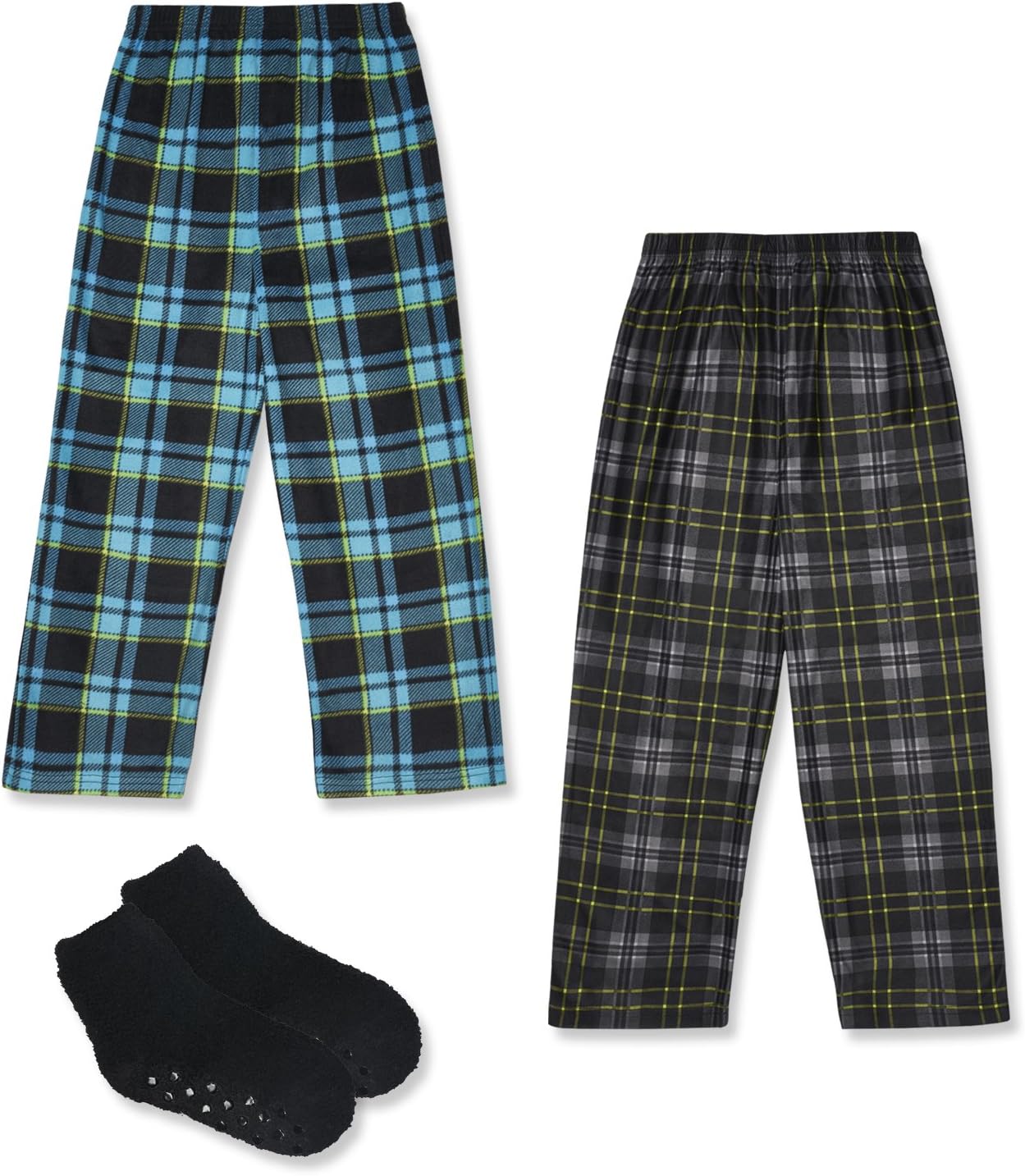 Mad Dog Concepts Jungen Pyjamahose 3er Pack – Weiche Microfleece-Schlafhose Für Kinder, Gemütlich & Sicher Mit Elastischem Bund