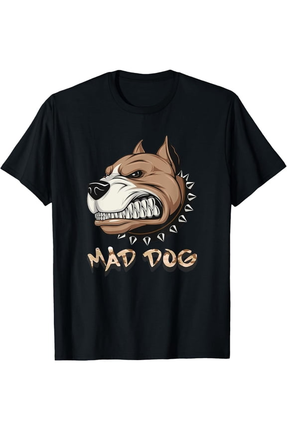Mad Dog Funny Pet Relaxing Time Animal Lovers Gift Graphic Shirt
