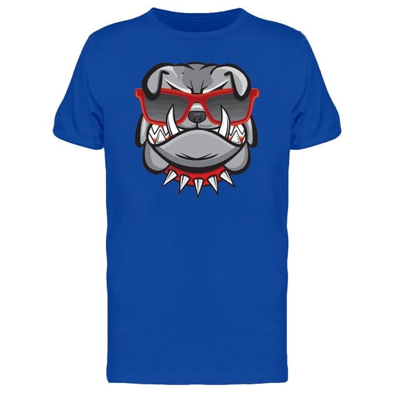 Mad Dog With Retro Glasses Tee Men's -Image by Shutterstock