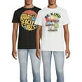 thumbnail image 1 of Mad Engine Men's and Big Men's Graphic Message Tee 2-Pack, Sizes S-3XL, 1 of 6