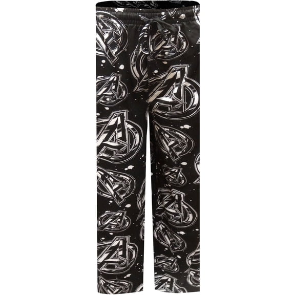 Mad Engine Mens Avengers Infinity Wars Logo Performance Fabric Lounge Pants (Medium)