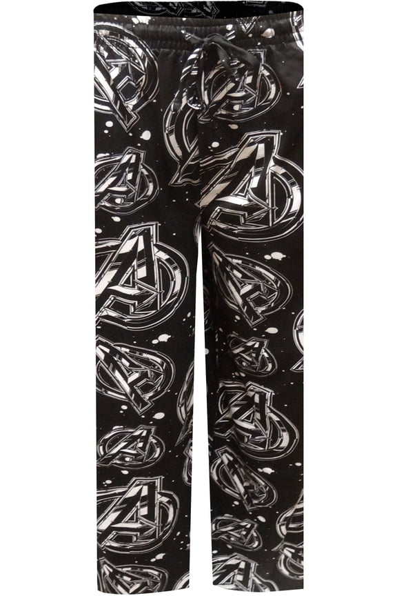 Mens Avengers Infinity Wars Logo Performance Fabric Lounge Pants (Medium)