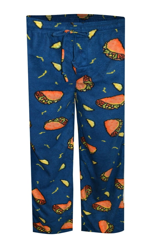 Mens Delicious Taco Tuesday Fleece Loungepants (Medium)