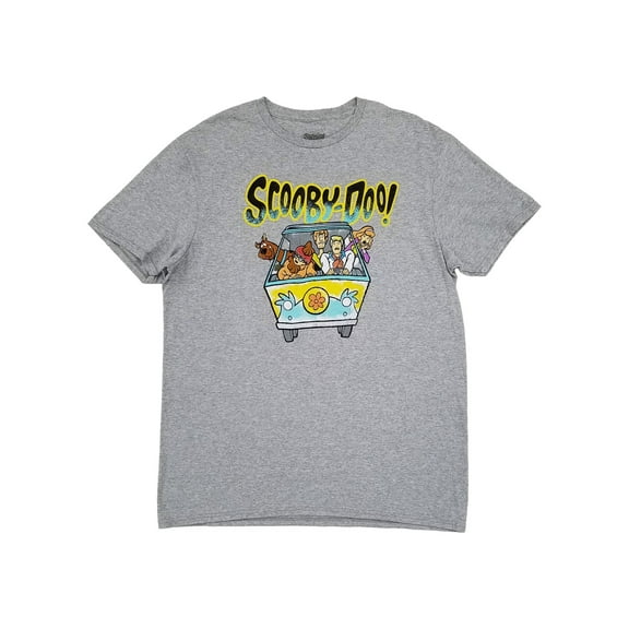Mad Engine Mens Gray Scooby-Doo & The Gang T-Shirt Medium