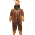 thumbnail image 1 of Mad Engine Mens Llama Onesie Hooded Union Suit Pajama, 1 of 2