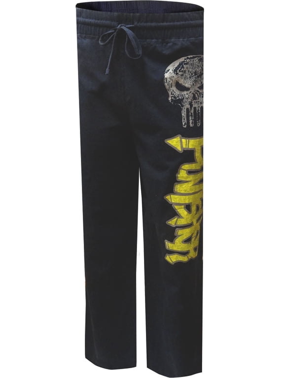 Mens Marvel Comics The Punisher Reversible Lounge Pants (Small)
