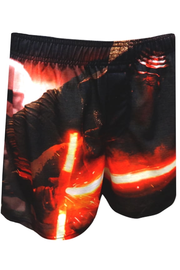 Mad Engine Mens Star Wars The Force Awakens Kylo Ren Light Saber Boxer Shorts (Large)