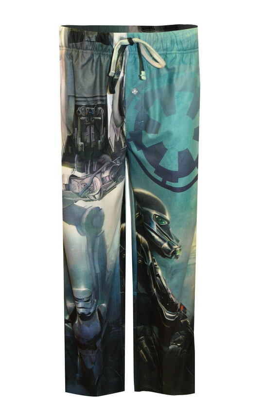 Mens Star Wars The Storm Is Coming Flannel Lounge Pants (Large)