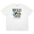 thumbnail image 1 of Mad Engine Mens White Mickey Mouse And Friends Graphic T-Shirt 3XL, 1 of 5
