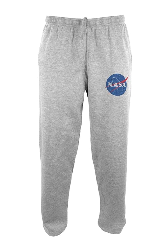 NASA Logo Gray Men's Sweatpants (Large)