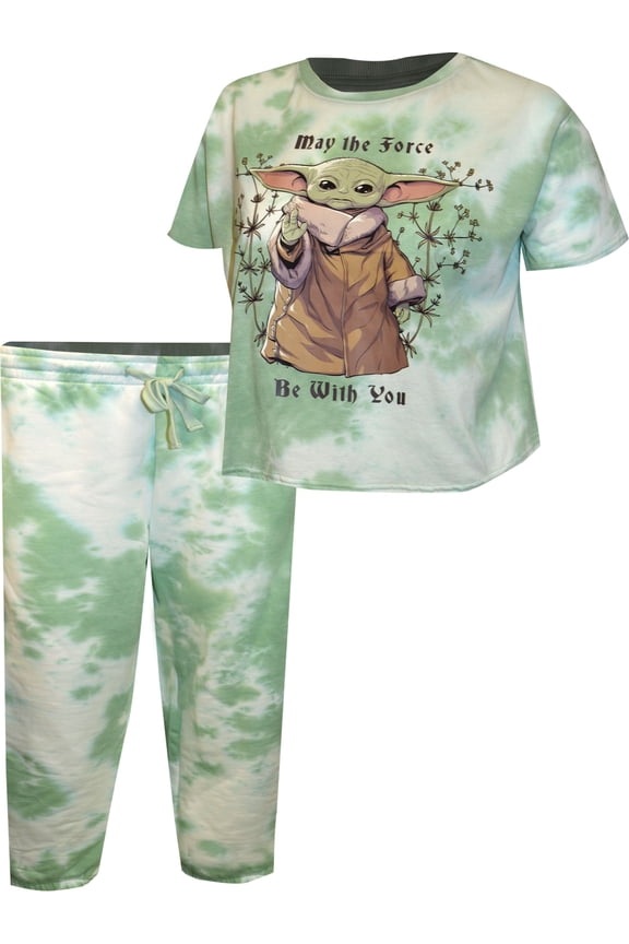 Womens Star Wars Mandalorian The Child Grogu Plus Size Pajama (1X)