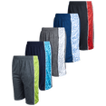 thumbnail image 1 of Mad Game Boys Active Shorts Mesh Lightweight Performance Solid Basketball Shorts with Pockets 5 Pack, Size 12/14, Black/Grey/Charcoal/Navy/Royal, 1 of 7