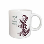 Mad Hatter Have I gone Mad Alice in Wonderland 11oz Mug mug-110410-1