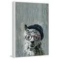 thumbnail image 1 of Mad Hatter Llama Floater Framed Painting Print on Canvas, 1 of 6