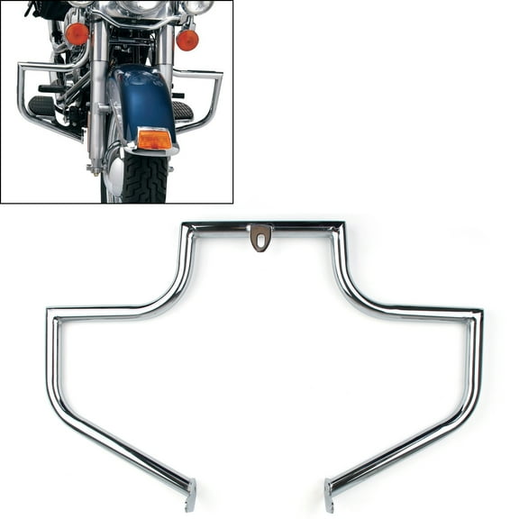 Mad Hornets Engine Guard Crash Bar Highway For Harley Heritage FLSTC FLSTF Softail Fat Boy