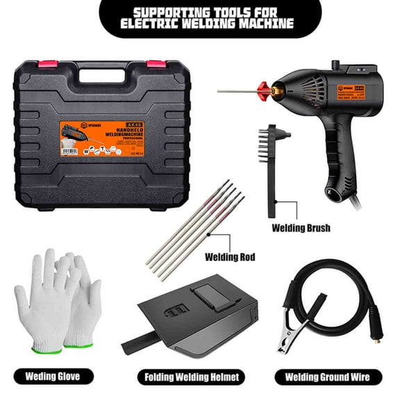 Mad Hornets Handheld Arc Welding Machine Automatic Digital Current Adjustment Welder 110V