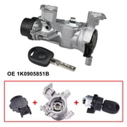 Mad Hornets Ignition Switch With Lock Cylinder Key For VW Golf SEAT 1K0905851B