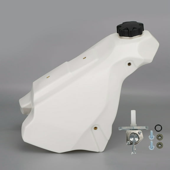 Mad Hornets NEW Plastic Fuel Gas Tank White For Honda CR500 CR 500 R CR500R 1989 - 2001