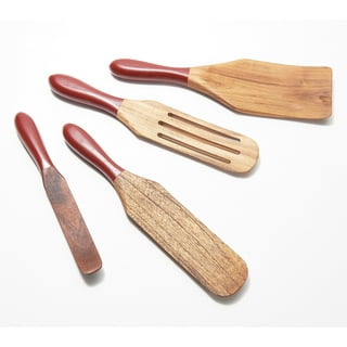 Mad Hungry Red Silicone 7 Pc Kitchen Utensil Spurtle Set Cooking Spoons  Stirring