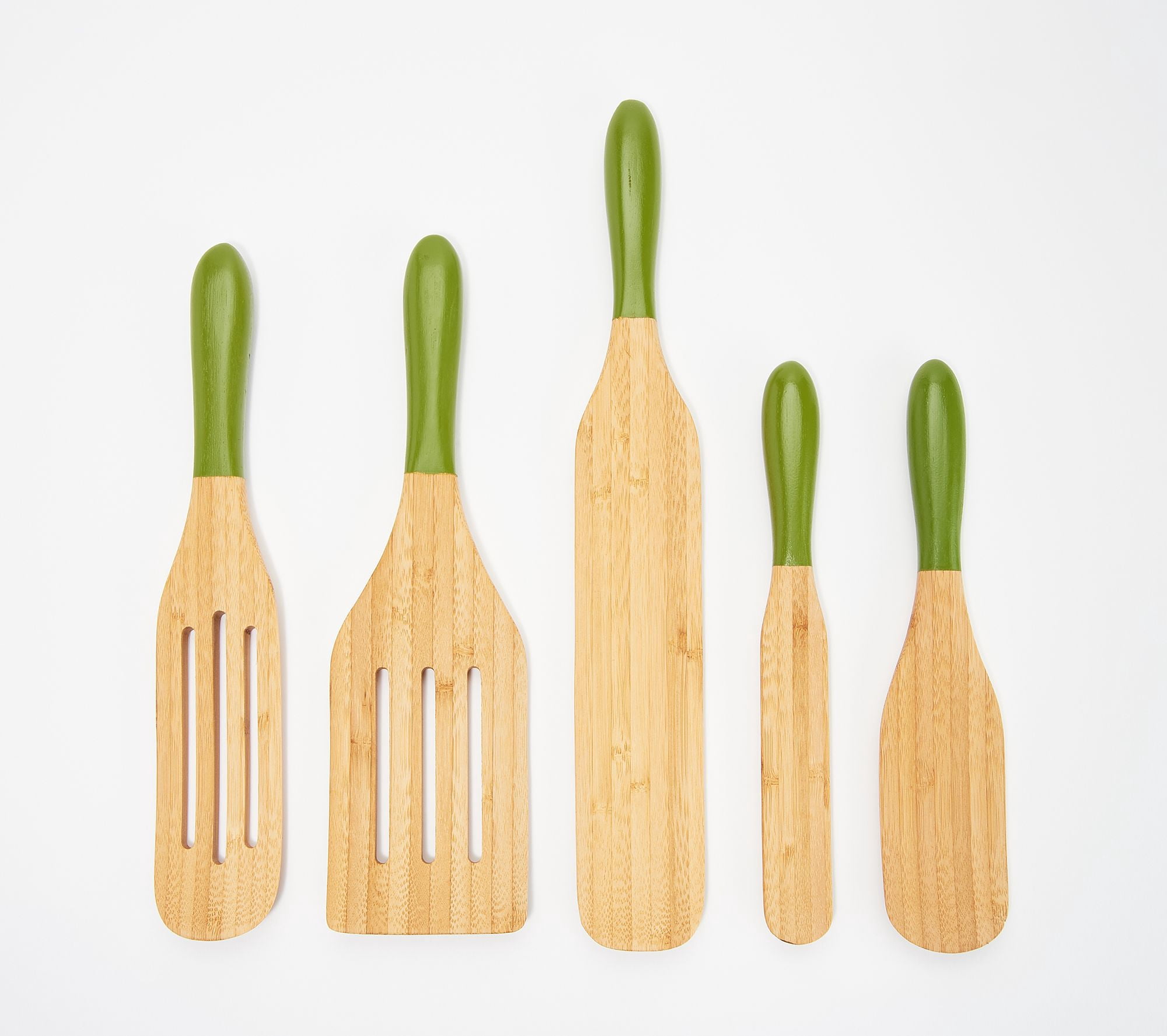 Mad Hungry 5-Piece Multi-Use Bamboo Spurtle Set Model K48351-New ...
