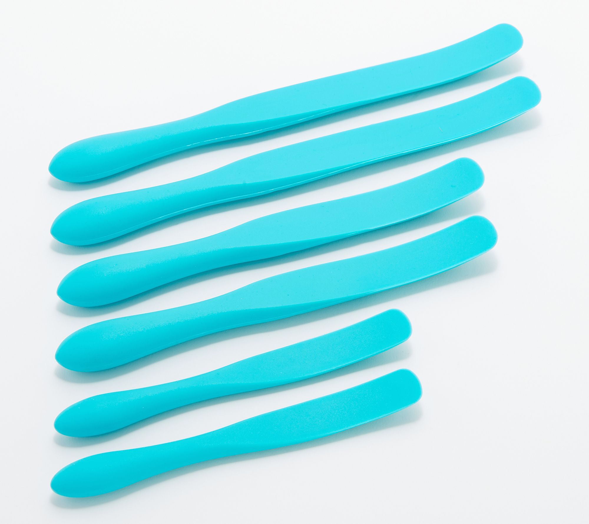 Teal Slotted Spurtle Mad Hungry Silicone Kitchen Utensil Cooking Spoon NEW