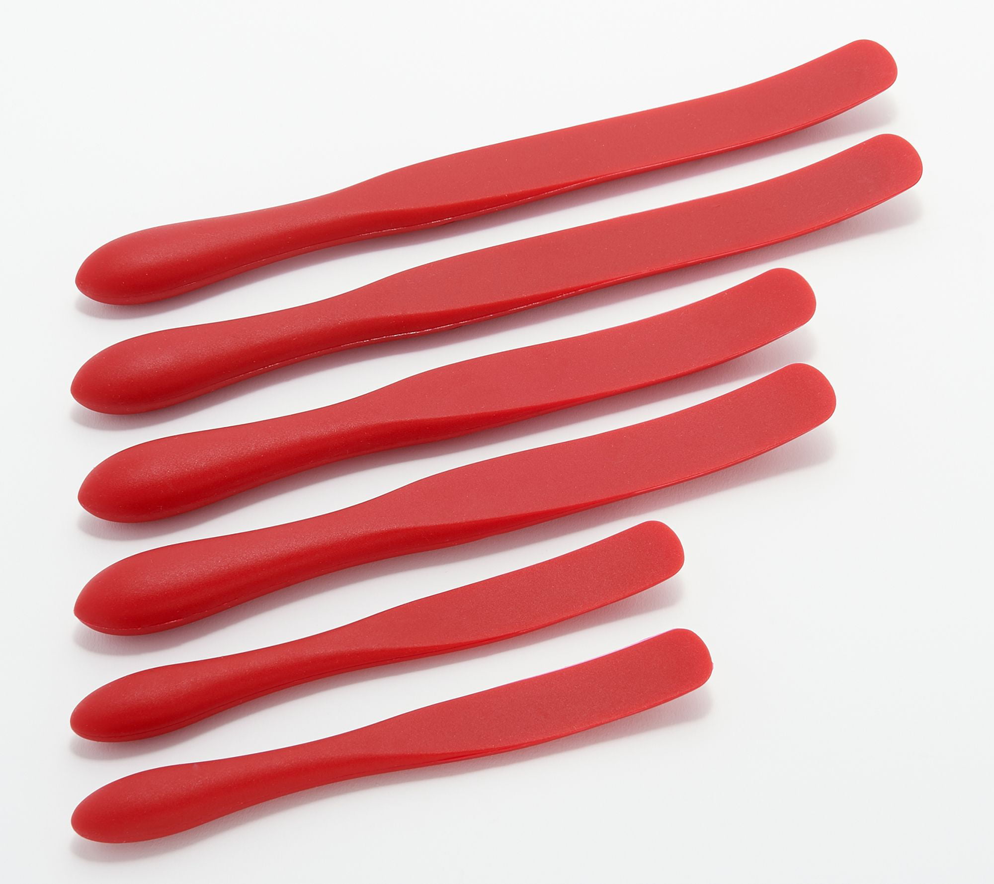 Mad Hungry 6-Piece Silicone Skinny Spurtle Set 
