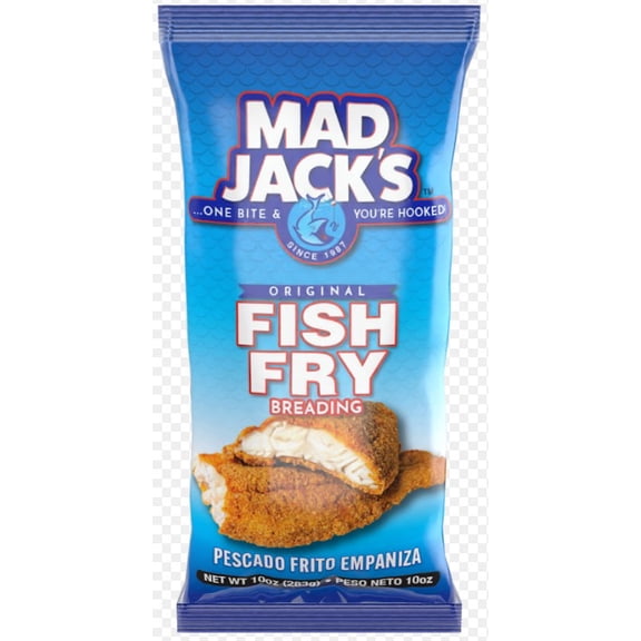 Mad Jack's Originial Fish Fry Seasoning 10oz Pouch