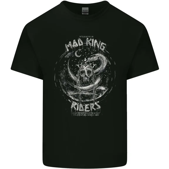 Mad King Riders Funny Motorcycle and Biker and Motorbike Unisex T-Shirt