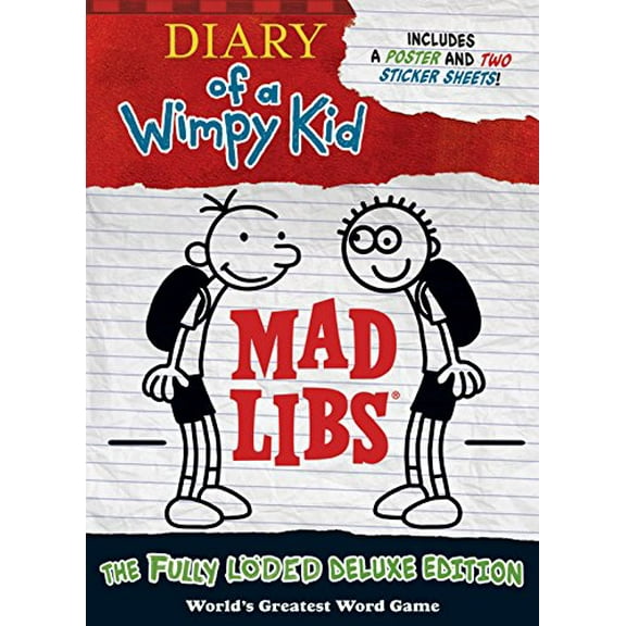 Pre-Owned Diary of a Wimpy Kid Mad Libs: The Fully Lded Deluxe Edition (Paperback) 0515158305 9780515158304