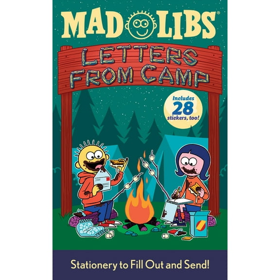 Mad Libs Letters from Camp Mad Libs: Stationery to Fill Out and Send! Includes 28 Stickers Too!, (Paperback)