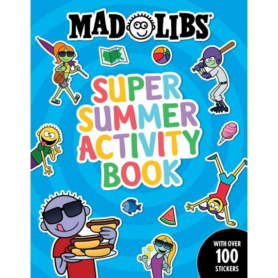 Mad Libs Super Summer Activity Book: Sticker and Activity Book (Paperback)