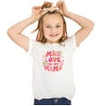 thumbnail image 1 of Mad Love for my Mama T-Shirt, Kids Valentines Shirt, Baby Girl Valentines Outfit, Kids Girls Valentine's Day Shirt, 1 of 9