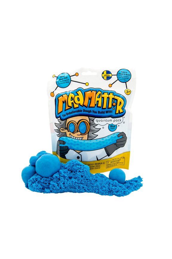 Mad Mattr Super Soft Sensory Modeling Dough 10oz. (Blue), Arts and Crafts for Kids