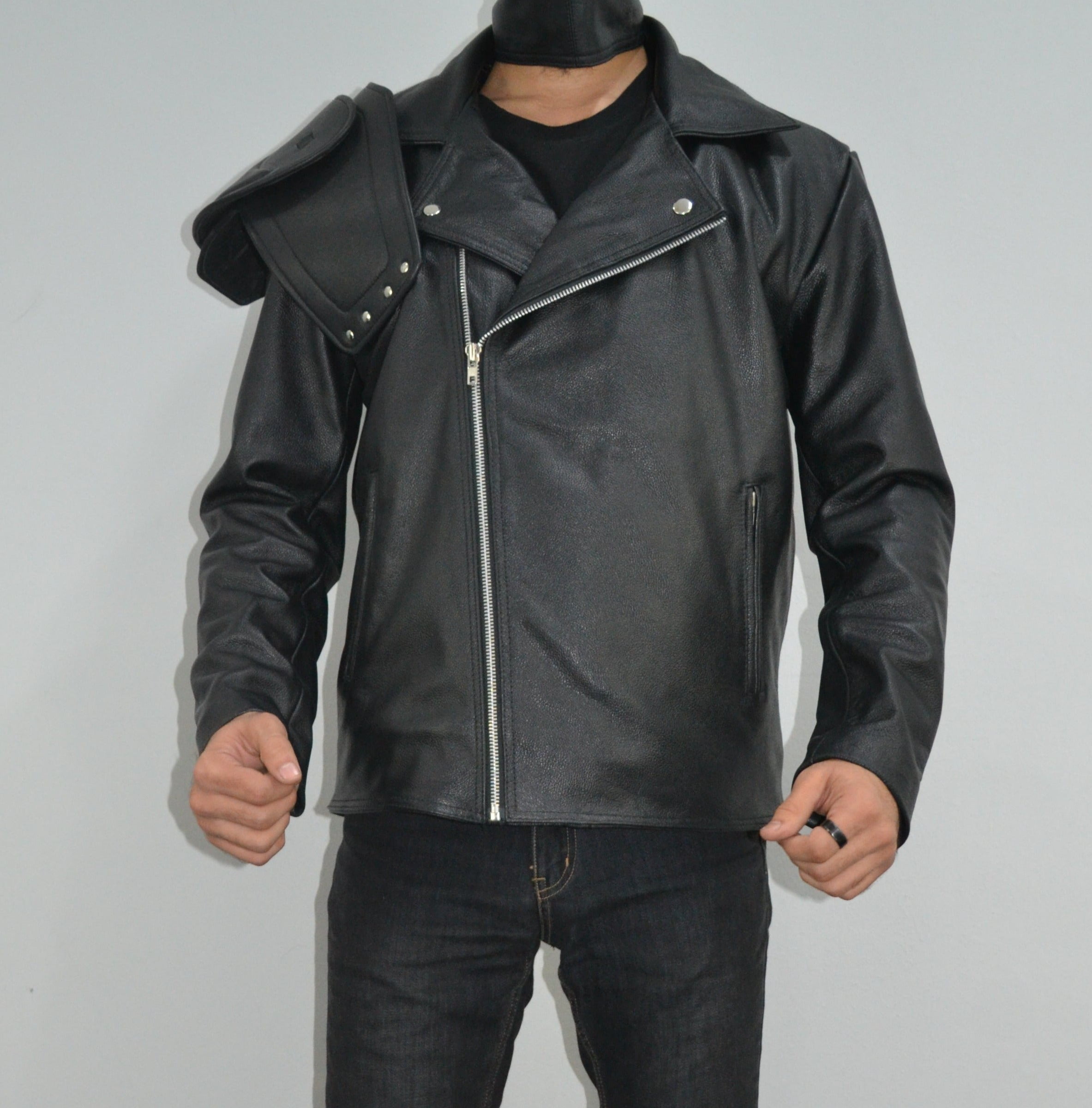 【U LAN】Mad Two Way Leather Jacket Mad-Max-2-Road-Warriors-Tom-
