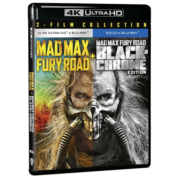 Mad Max 4: Fury Road + Black & Chrome (4K Ultra HD + Blu-ray) (4K Ultra HD) Tom Hardy