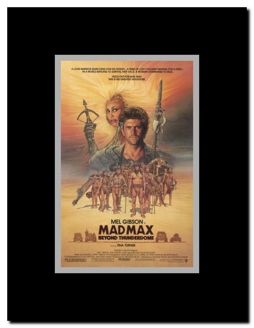 Mad Max: Beyond Thunderdome Framed Movie Poster