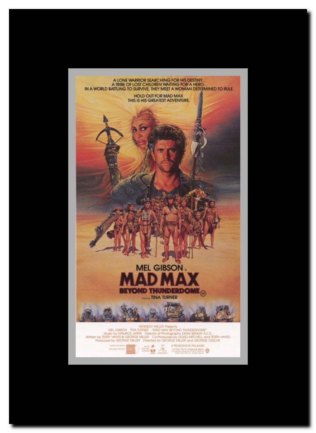 Mad Max Beyond Thunderdome Framed Movie Poster
