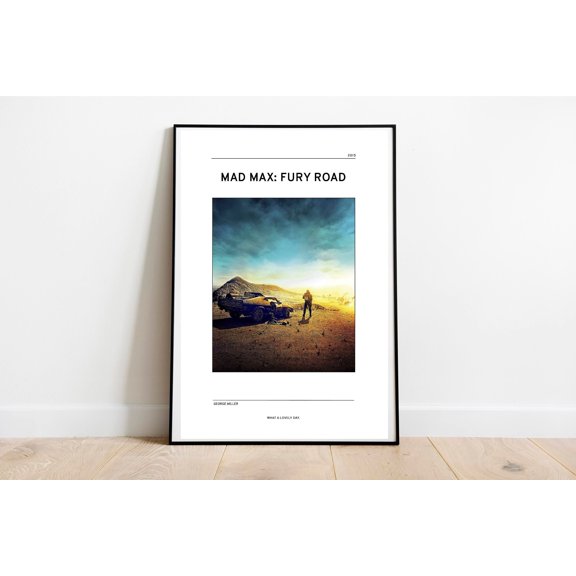 Mad Max Fury Road Inspired Art Print, Mad Max Movie Poster