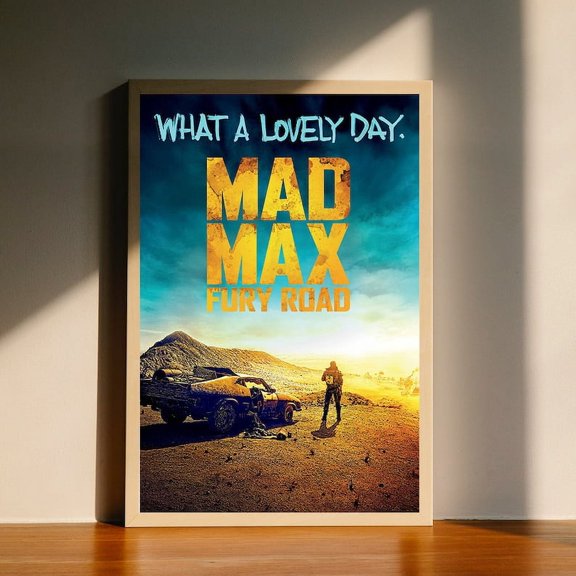 Mad Max Fury Road Movie Poster, Wall Art Decor