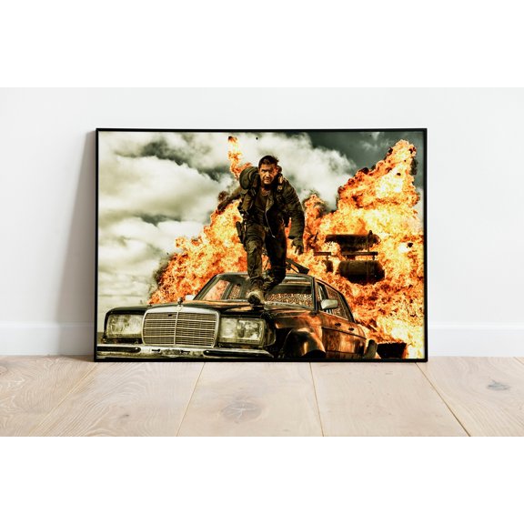 Mad Max Fury Road Poster, Tom Hardy Mad Max Franchise Wall Art